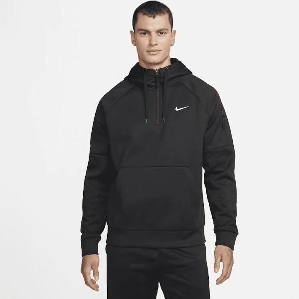 Nike Men's Therma-FIT 1/4-Zip Fitness Hoodie Black