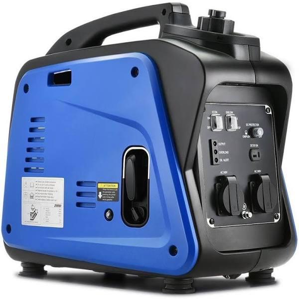 Gentrax Inverter Generator 2000W Max 100% Pure Sine Wave Petrol Portable For Camping Home