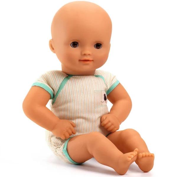 Djeco - Dressable Pomea Soft Body Doll in Green