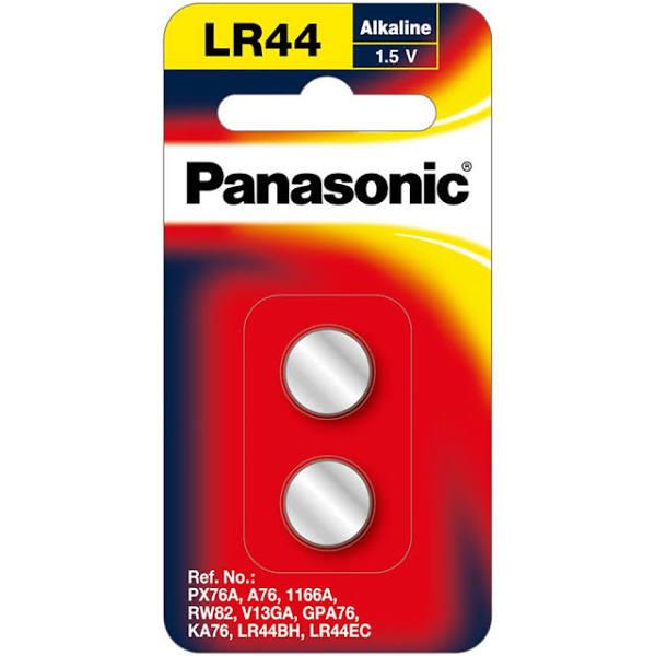 Panasonic LR44 Alkaline Battery (2-Pack)