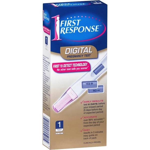 First Response Digital 1 Pregnancy Test