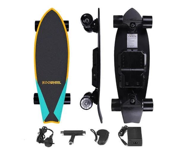 Koowheel Electric Skateboard K Mini Cruiser Beginner Upgraded Remote Control Kids Teens