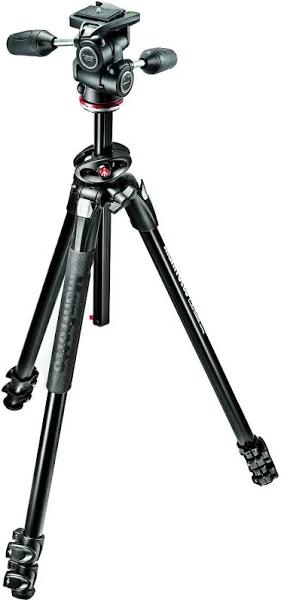 Manfrotto MK290DUA3-3W 290 Dual Aluminum Tripod With 3 Way Head