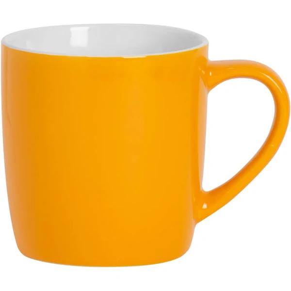 Yellow 350ml Coloured Coffee Mug - by Argon Tableware