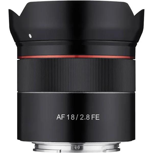 Rokinon AF 18mm F2.8 Wide Angle Auto Focus Full Frame Lens For Sony E Mount, Black