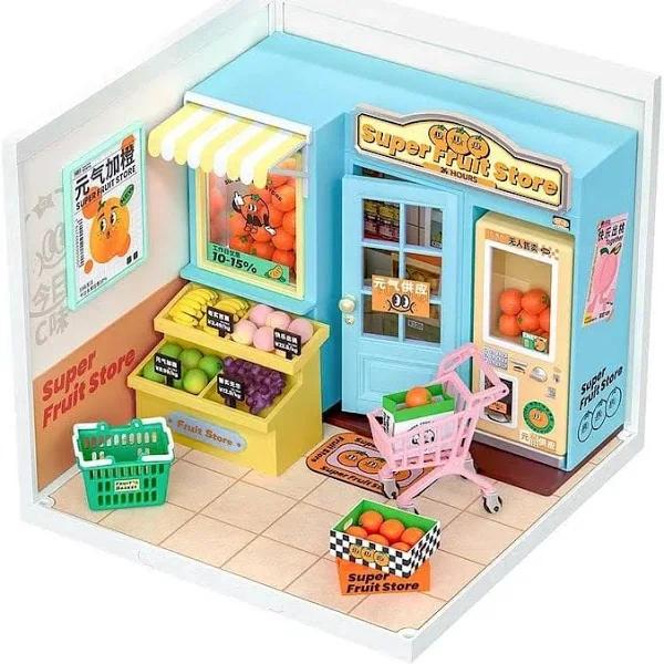 Rolife Super Fruit Store DIY Miniature House DW003 | Robotime