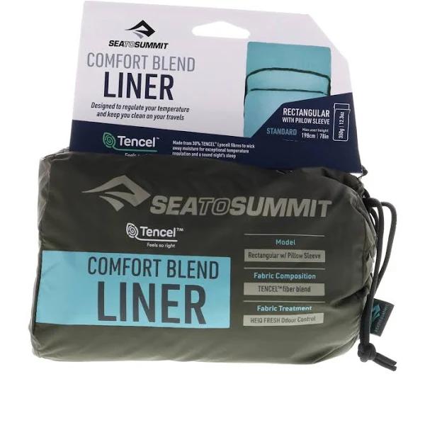 Sea to Summit - Comfort Blend Sleeping Bag Liner Rectangular (Pillow Sleeve)