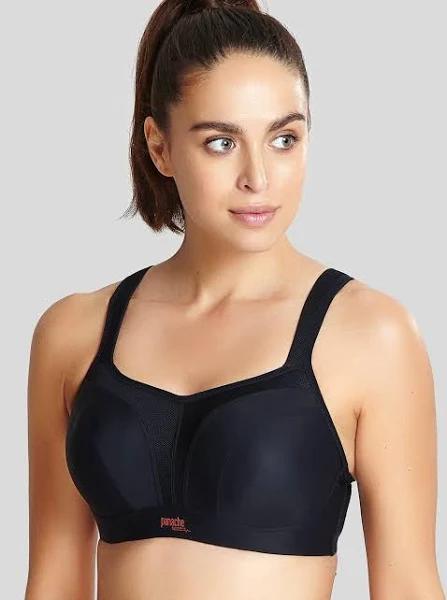 Panache Underwire Sports Bra, Black