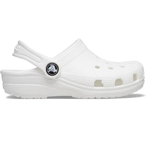 Crocs Kids' Classic Clog; White, J2