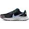 Nike Womens Pegasus Trail 3 Shoes - Size 9.5 - Black/Light marine-hyper Royal