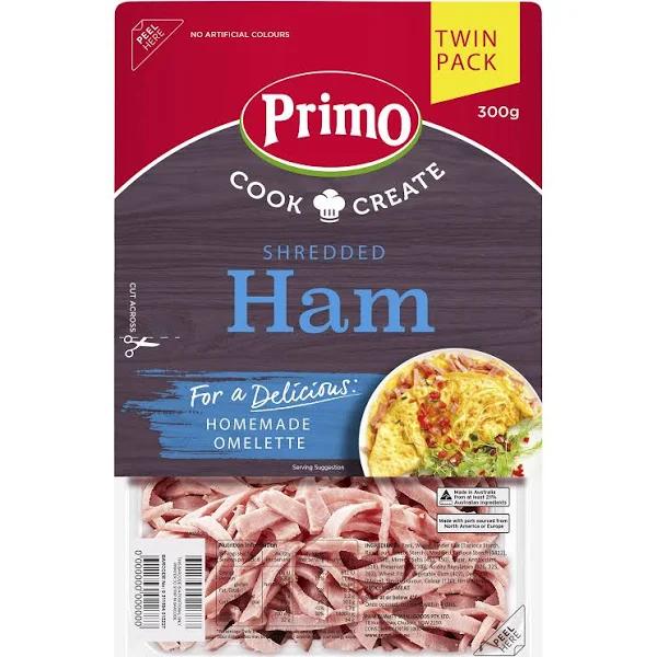 Primo Ham Shredded Twin Pack 300g