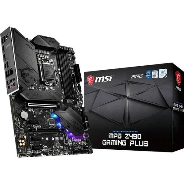 MSI MPG Z490 Gaming Plus LGA 1200 ATX Motherboard