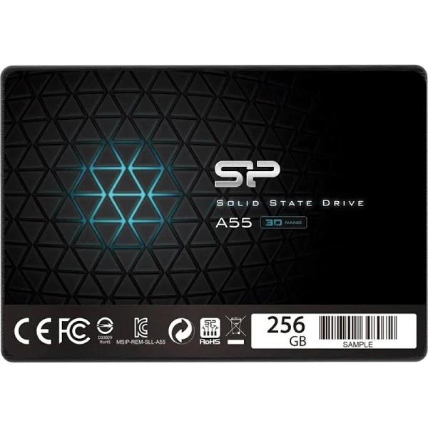 Silicon Power 256GB SSD 3D NAND A55 SLC Cache Performance Boost SATA III 2.5"