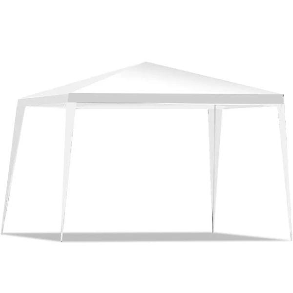 Costway 3x3m Gazebo Outdoor Canopy Party Wedding Event Tent Pavilion Cater Shelter Garden White