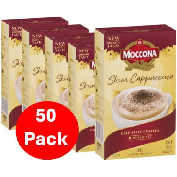 Moccona Coffee Sachets Skim Cappuccino 50 Pack