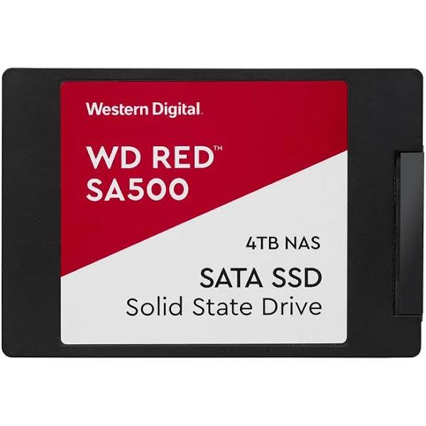 Western Digital WD Red 4TB 2.5in SA500 NAS SATA SSD WDS400T1R0A