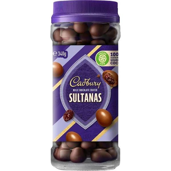 Cadbury Milk Chocolate Coated Sultanas 340g