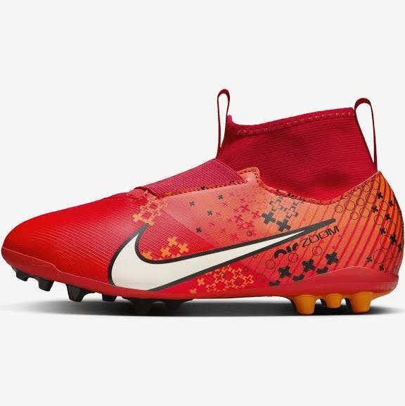 Nike Jr. Superfly 9 Academy Mercurial Dream Speed Little/Big Kids' Ag High-Top Soccer Cleats in Red, Size: 3Y | FJ0352-600