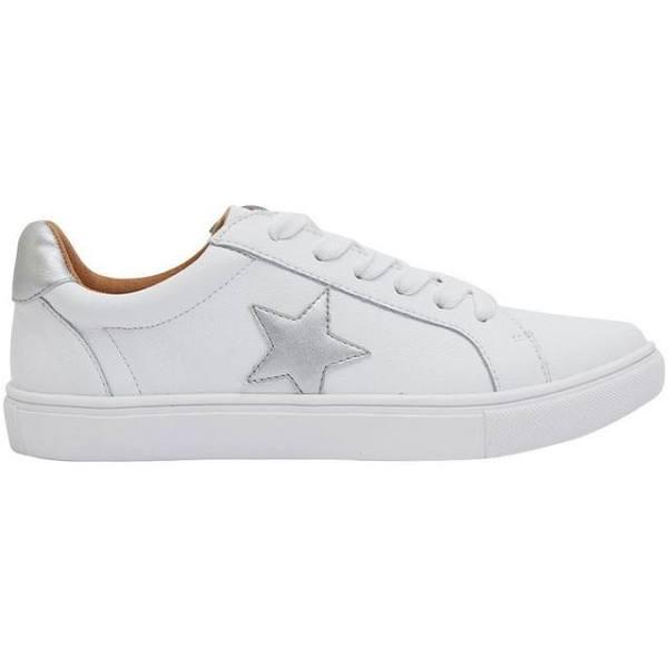 Sandler Stark White/Silver Sneaker Silver 38