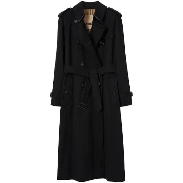 Burberry Long Waterloo Heritage Trench Coat , Size: 14