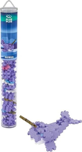 Plus-Plus - Narwhale - 100 Pcs Tube