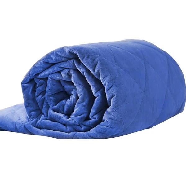 Dreamz Weighted Blanket Heavy Gravity Adults Deep Relax Adult 9kg Blue