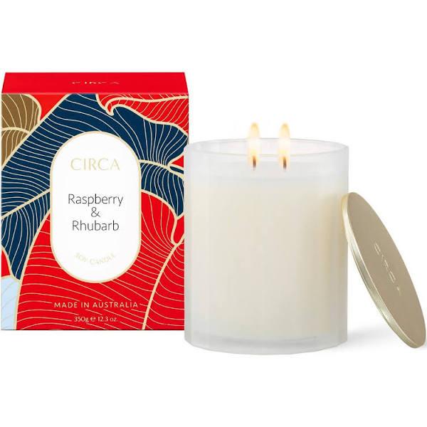 Circa Raspberry & Rhubarb Soy Candle - 350g