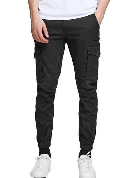 Jack & Jones Paul Flake Cargo Pants Black 34/32