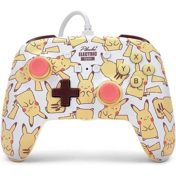 PowerA Enhanced Wired Controller for Nintendo Switch (Pikachu Blush)