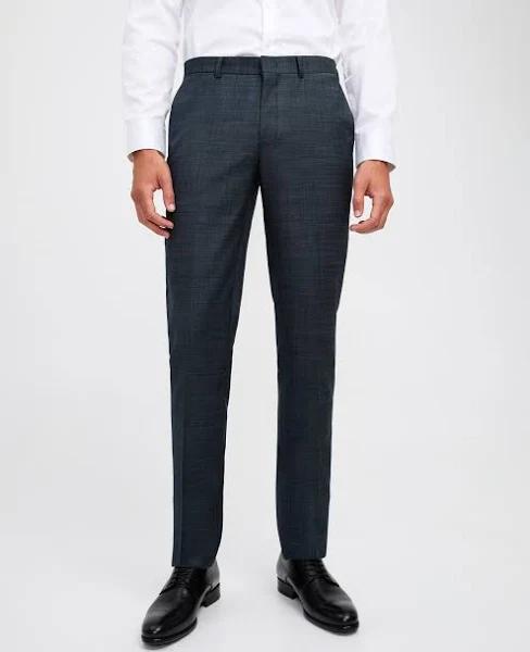 David Jones Calibre Refined Thatch Suit Pant in Pacific, Size 36 in