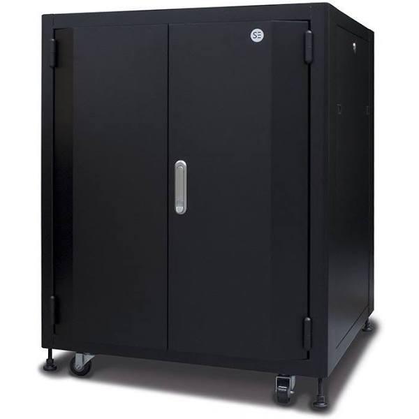 Serveredge 18RU Fully Assembled Sound Proof Free Standing Acoustic Server Cabinet