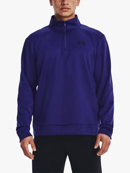 Under Armour Mens Armour Fleece 1/4 Zip - Navy