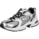 New Balance White & Black 530 Sneakers