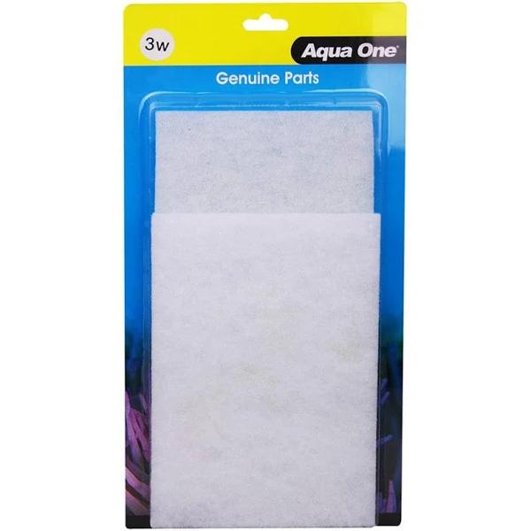 Aqua One White Wool Ar620/T 2pk