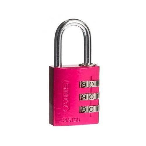 Abus Padlock 145/30 Pink BX Alum Body 3 Wheel Combo