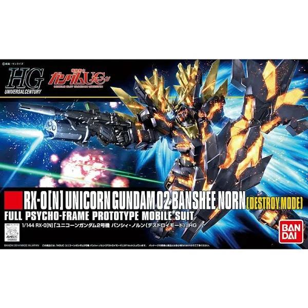 Bandai 1/144 HGUC Unicorn Gundam 02 Banshee Norn (Destroy Mode)