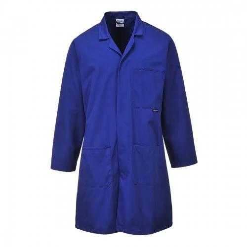 Portwest Mens Lab Coat Royal Blue M