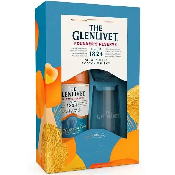 The Glenlivet Founders Reserve 700ml Glass Gift Pack