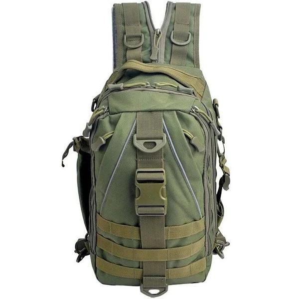 Multi Purpose Tactical Sling Pack Backpack - Army Green - AfterPay & zipPay Available