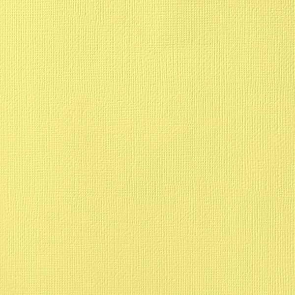 American Crafts Textured Cardstock 12"X12" Canary