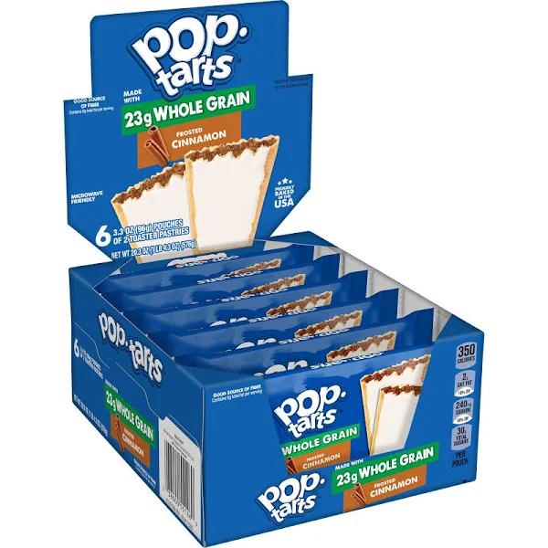 Pop Tarts BreakfastToaster Pastries, Whole Grain Frosted Brown Sugar