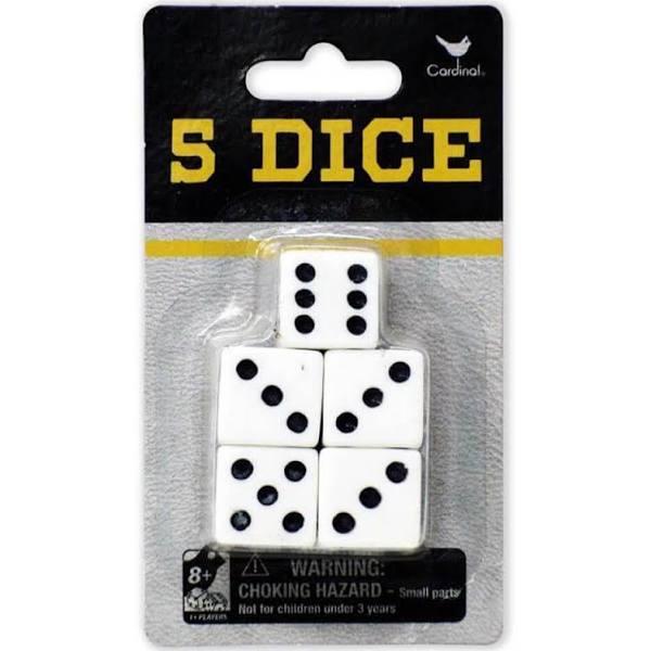 Cardinal Classic Games - Pack of 5 Dice