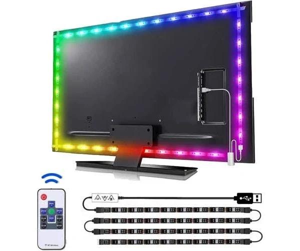 3M Led Strip Lights Rope Light For TV, Gaming and Computer (Lights Strip App with Remote Control)