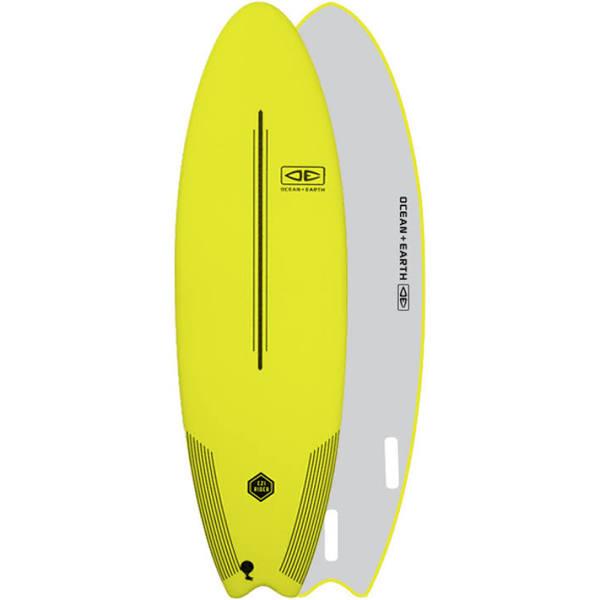 Ocean & Earth Ezi-Rider Soft Surfboard 5'6' - Lime