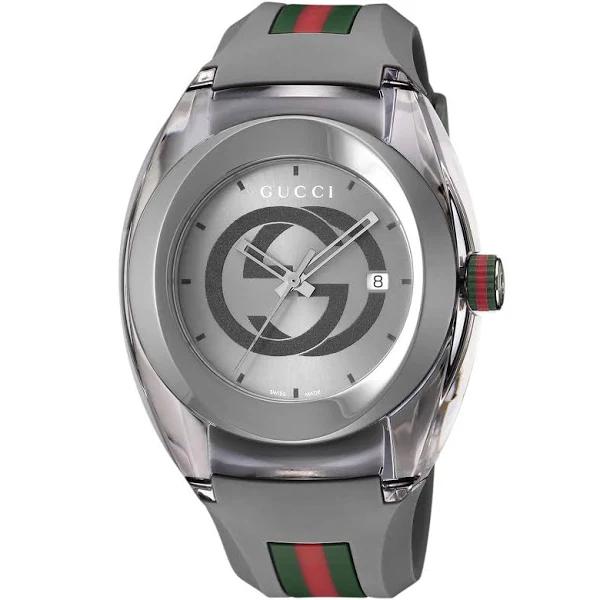 Gucci Sync Quartz Grey Dial Stainless Steel Men's Watch YA137109A