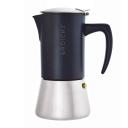 GROSCHE Milano Steel 10 Cup Stainless Steel Stovetop Espresso Maker Moka Pot - Espresso Coffee Maker Moka Espresso Greca Coffee Maker For Induction