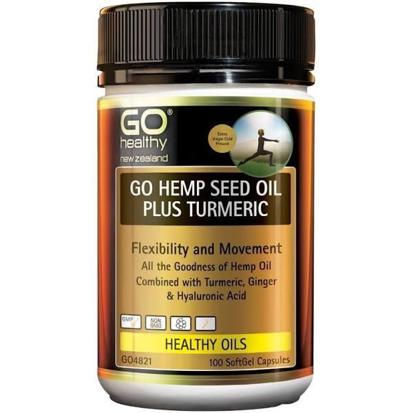 Go Healthy Go Hemp Seed Oil Plus Turmeric 100s