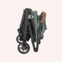 UPPAbaby Minu Stroller V2, Green Melange/Carbon/Saddle Leather (Gwen)