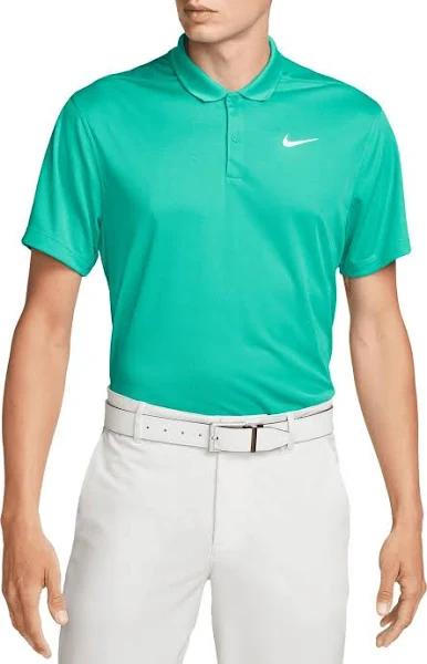 Nike Dri-Fit Victory Polo Shirt - Clear Jade/White - Size: M