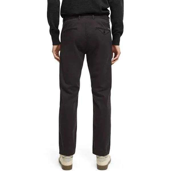 Scotch & Soda Essentials Stuart Regular Slim Fit Chino Pants Black 32 / 34 Man 179012-4524-34-32